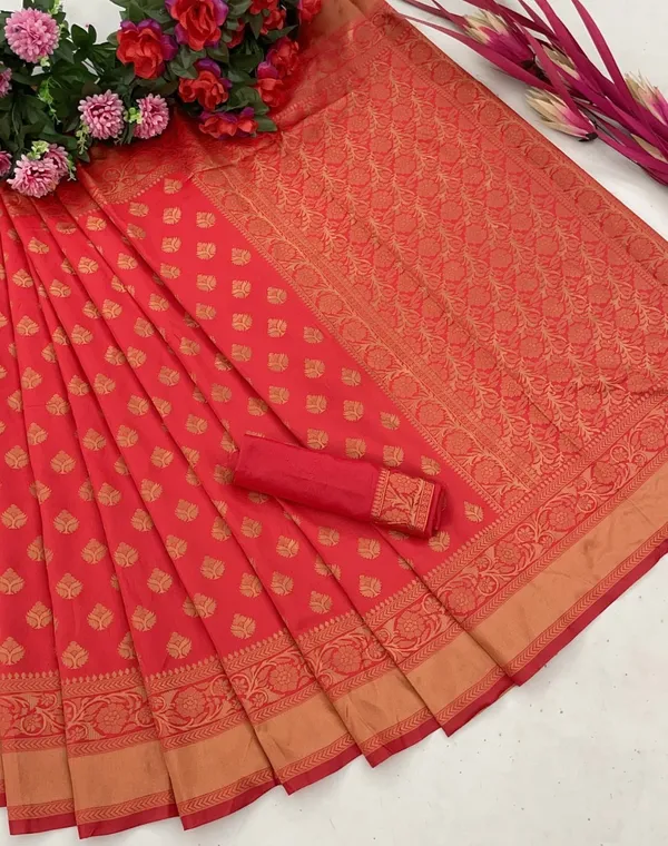 Red_Embellished_Bollywood_Jacquard_Saree_(Red)